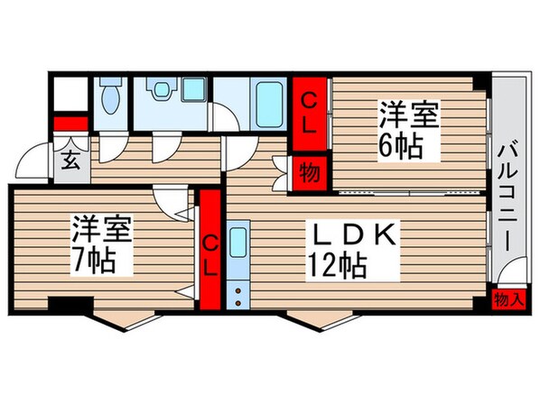 ルイメゾン１の物件間取画像